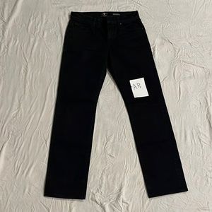 7’s slimmy black jeans